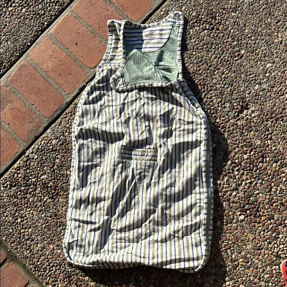 Striped Baby Sleep sack merino wool